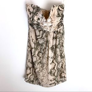 H&M Animal Print Mini Dress